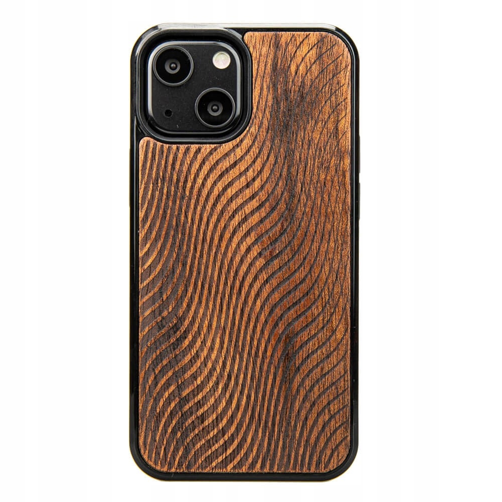 Etui Bewood do iPhone 13 Mini Fale Merbau