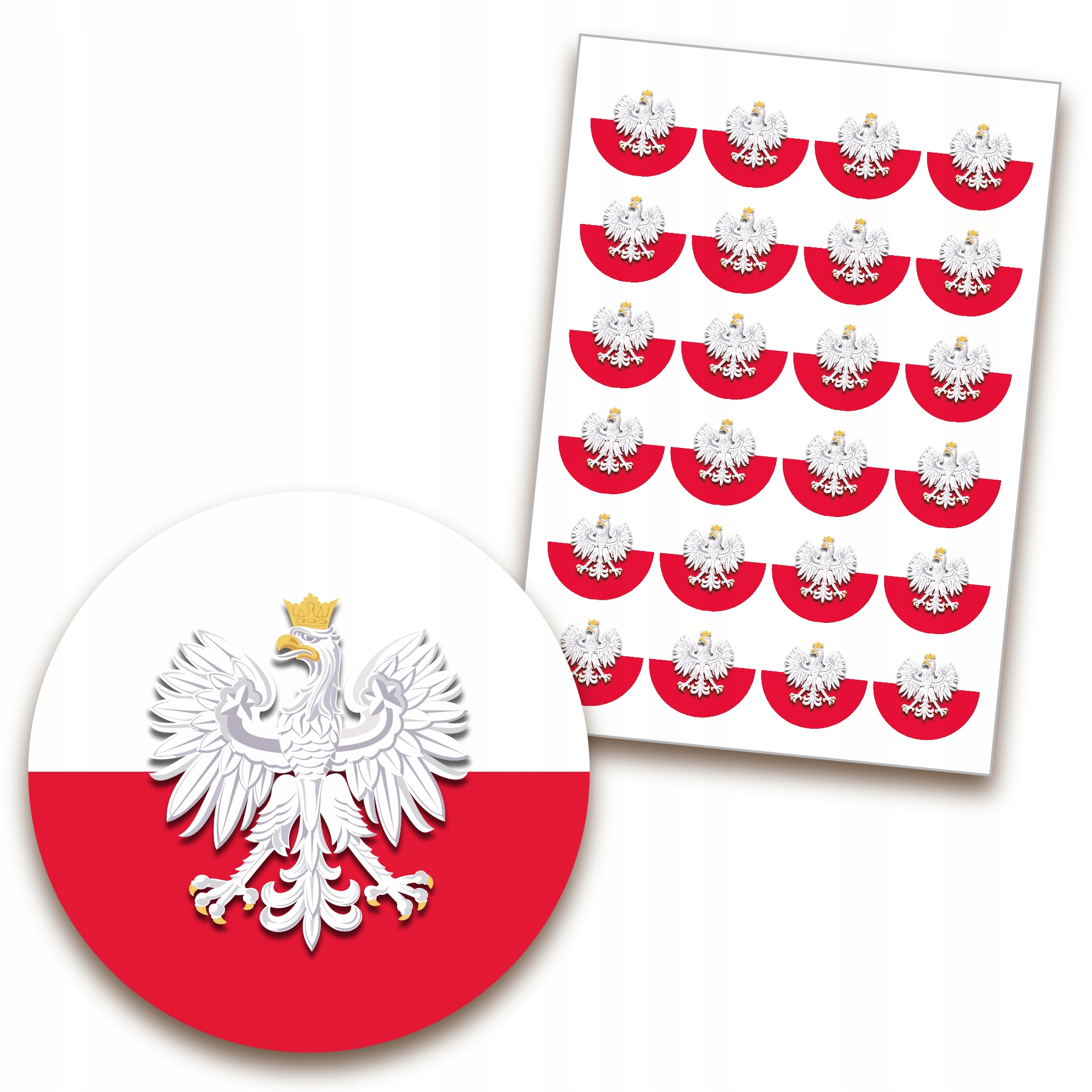 

Naklejki patriotyczne X48 szt. wz. 4