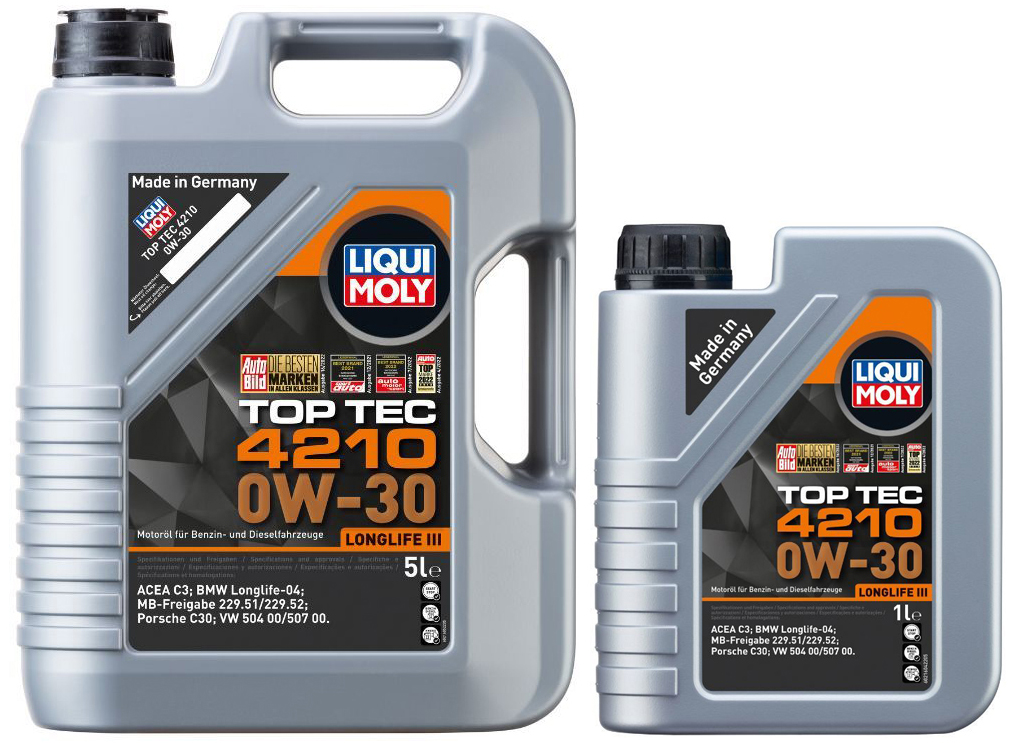 Olej Liqui Moly Top Tec 4210 0W30 504/507 C3 6L
