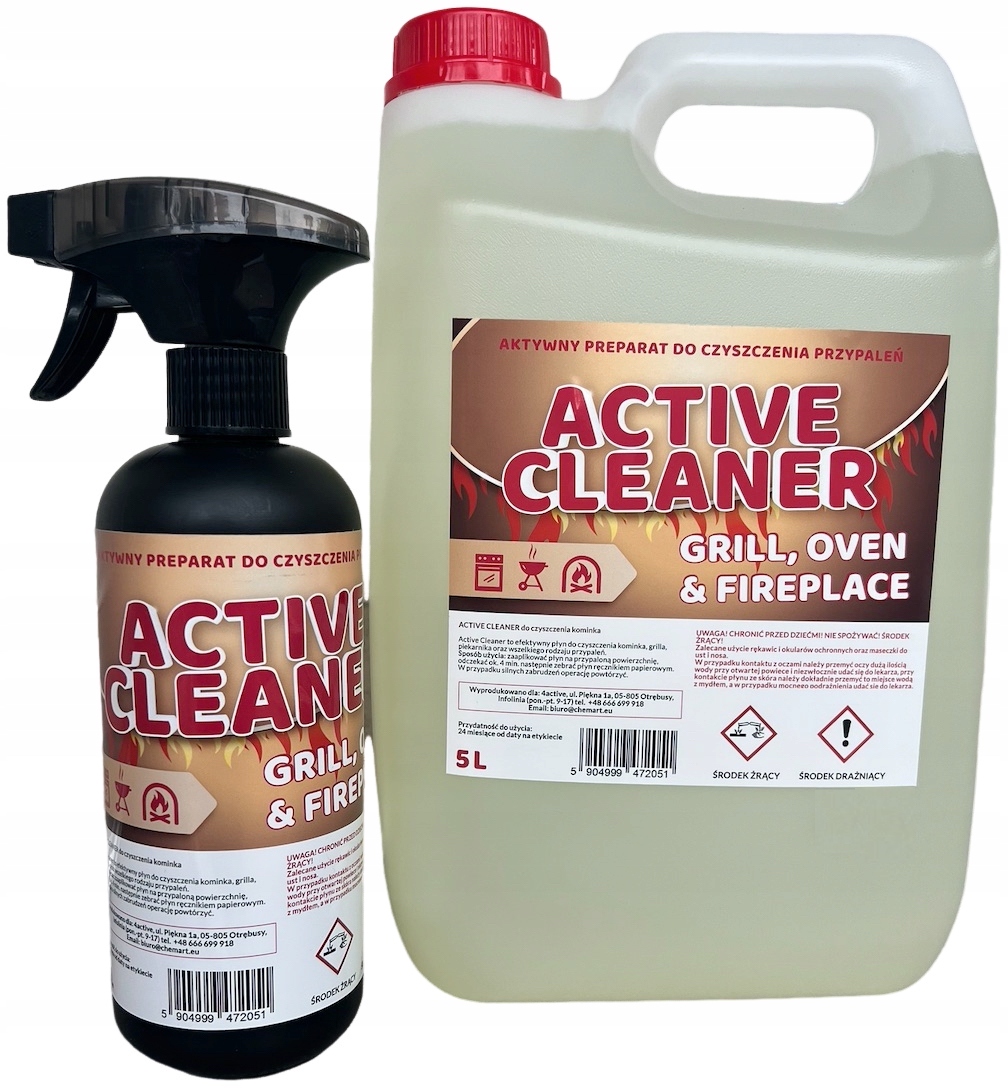 Levně Tekutina Na Připalování Krbu Active Cleaner 5 L Sprej Bonus*