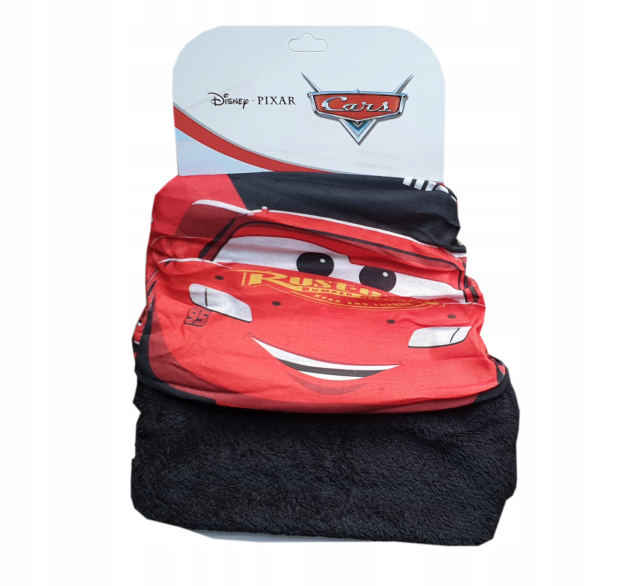 CIEPŁY KOMIN SZALIK CHUSTA AUTA ZYGZAK MCQUEEN DISNEY CARS ONE SIZE