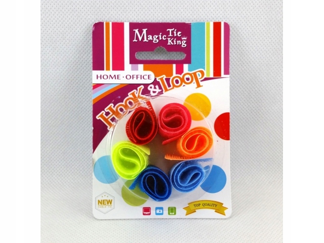 

Rzepy organizer do spinania kabli przewodów 6 szt.