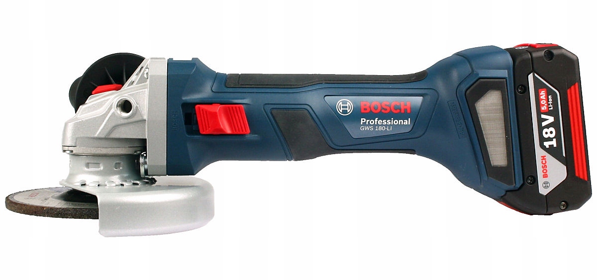 SZLIFIERKA GWS 180-LI BOSCH 2x5,0Ah BEZSZCZOTKOWA Marka Bosch