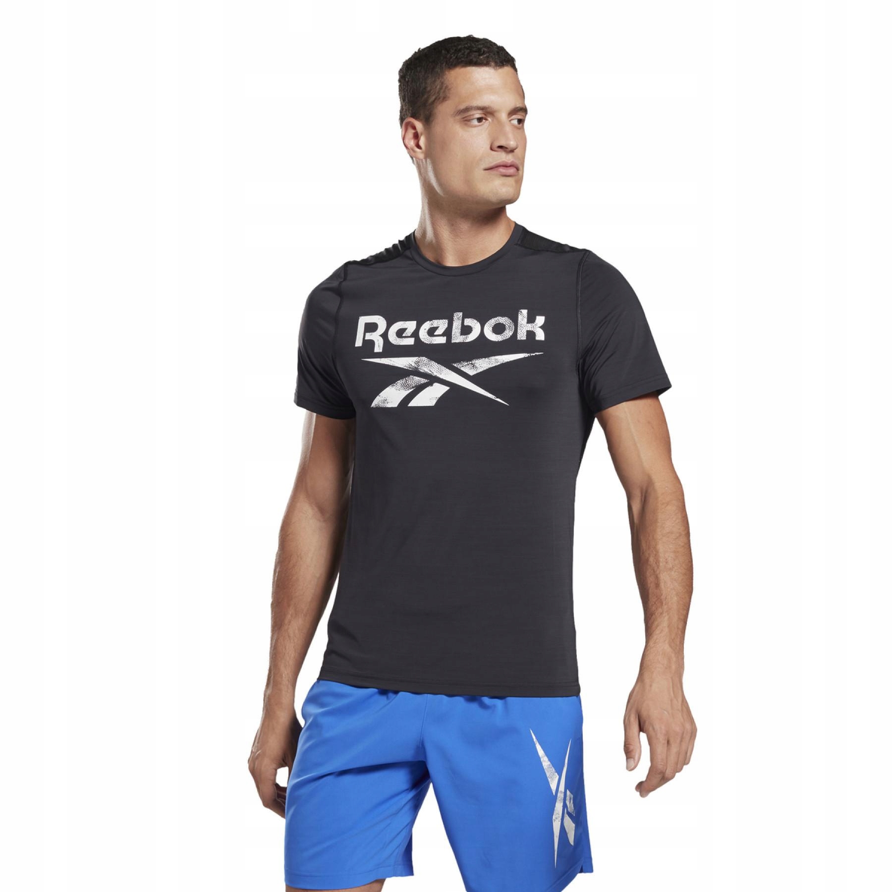 Koszulka Sportowa Męska Młodzieżowa Reebok Crossfit Oddychająca Treningowa
