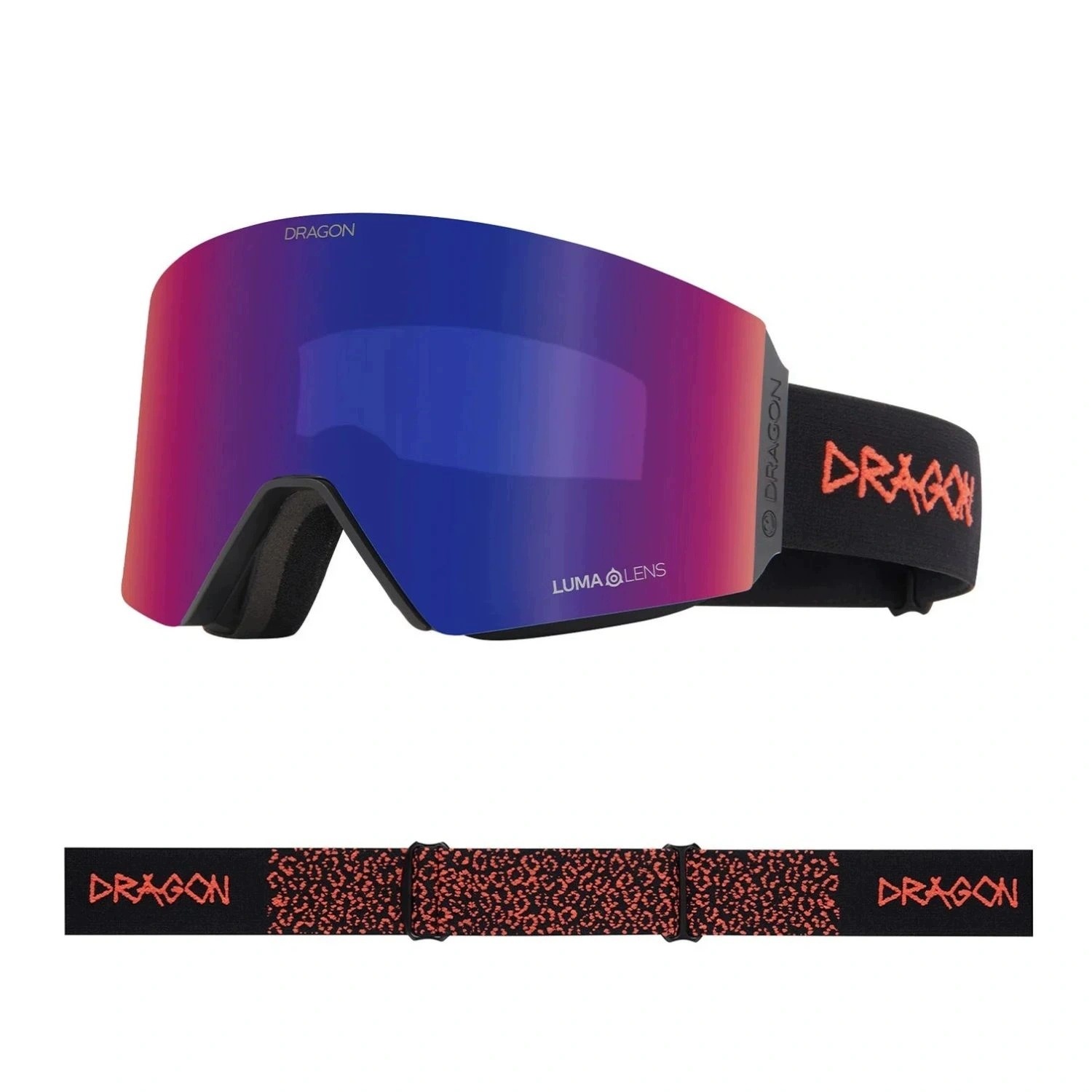 Gogle narciarskie Dragon Rvx Mag Otg snowboardowe dwie szyby S4 i S1
