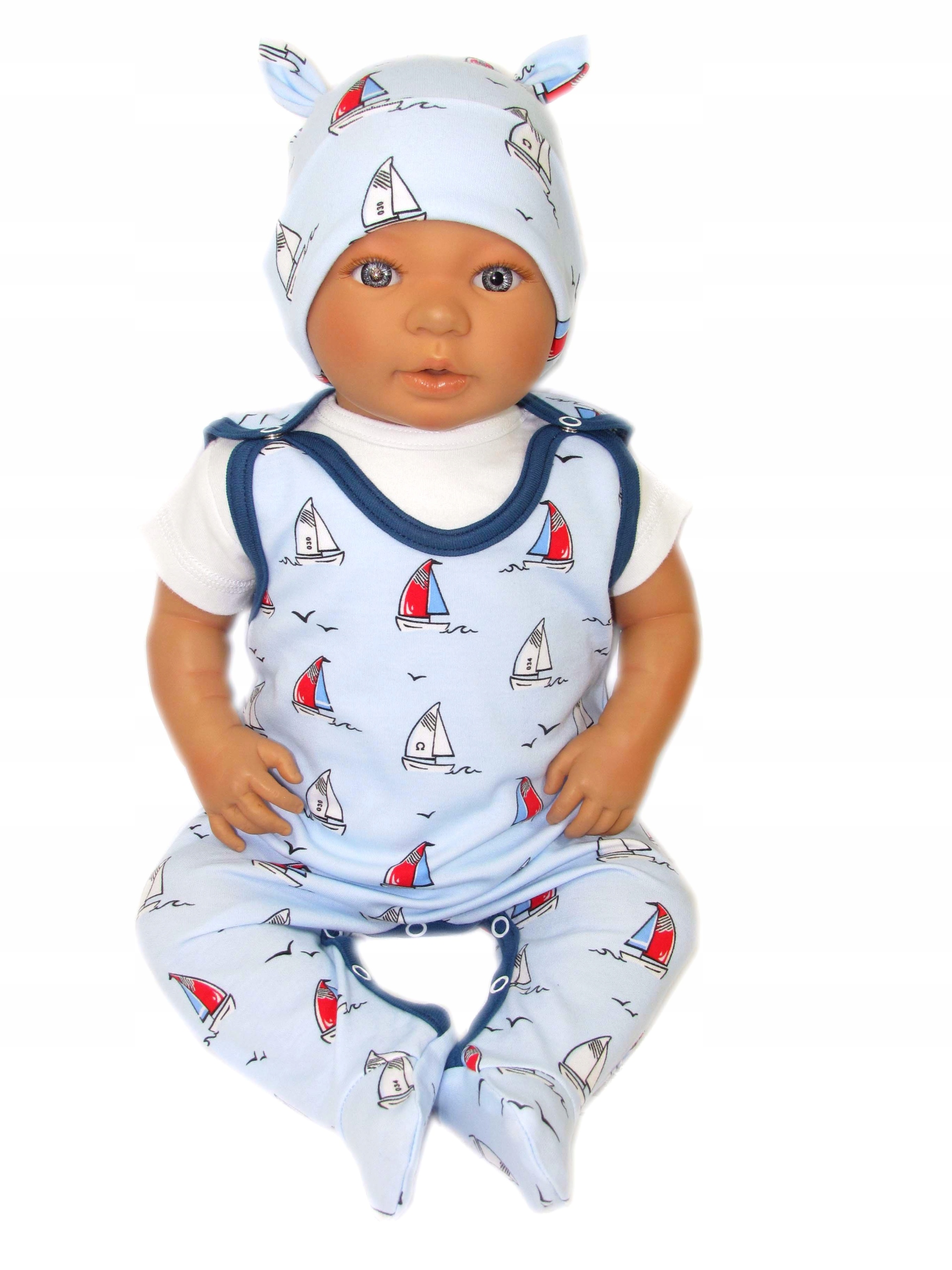 ŚPIOCHY NIEMOWLĘCE ŚPIOSZKI BAWEŁNIANE r.68 /72/ Marka kaia-baby