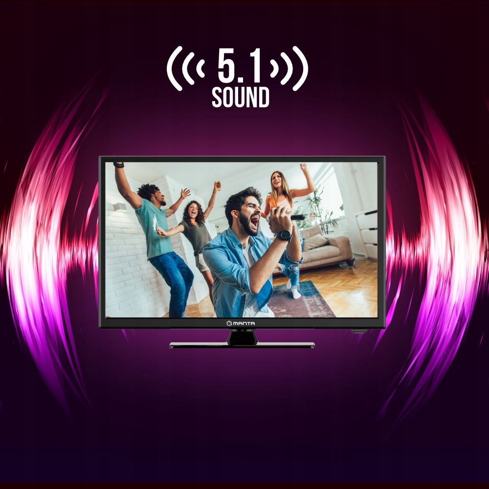 Telewizor 22 cale MONITOR 2w1 DVB-T2/HEVC/265 USB FHD 12V Kod producenta 22LFN123D