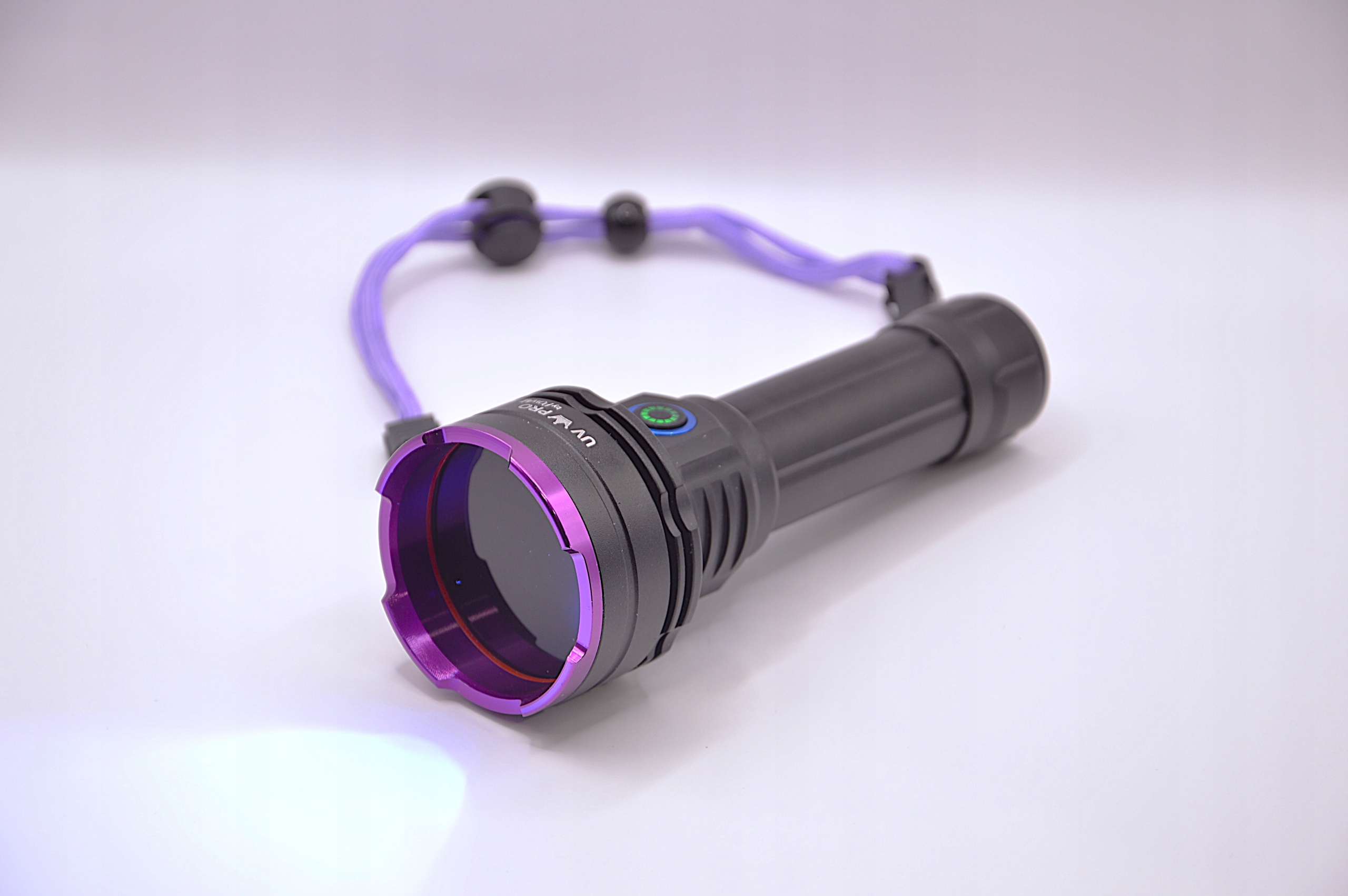 Detektor PowAir Uv Cree Uv 365nm Pro z Akumulatorem 5000mah +okulary Uv-moc