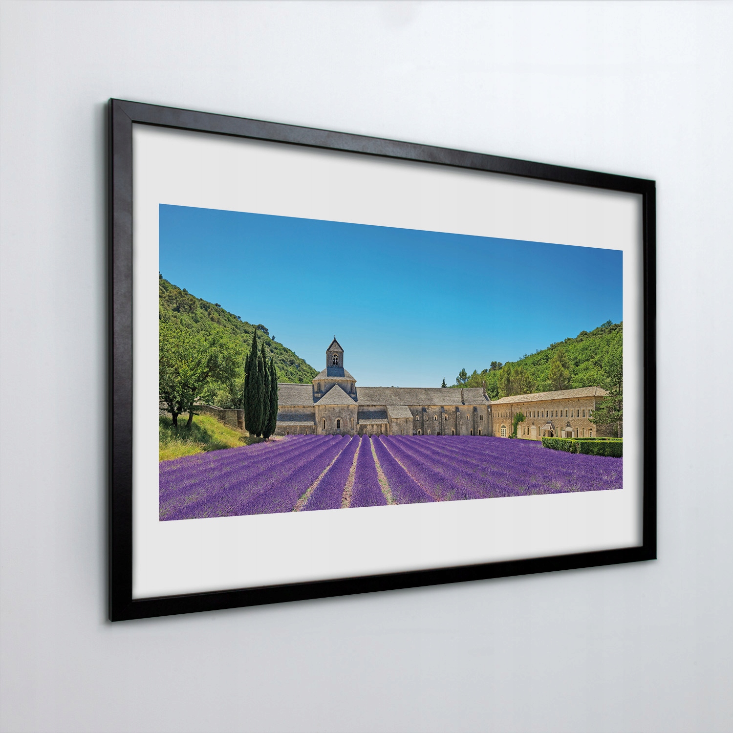 

Ścienny obraz z ramą Lawenda pole opactwo 60x40