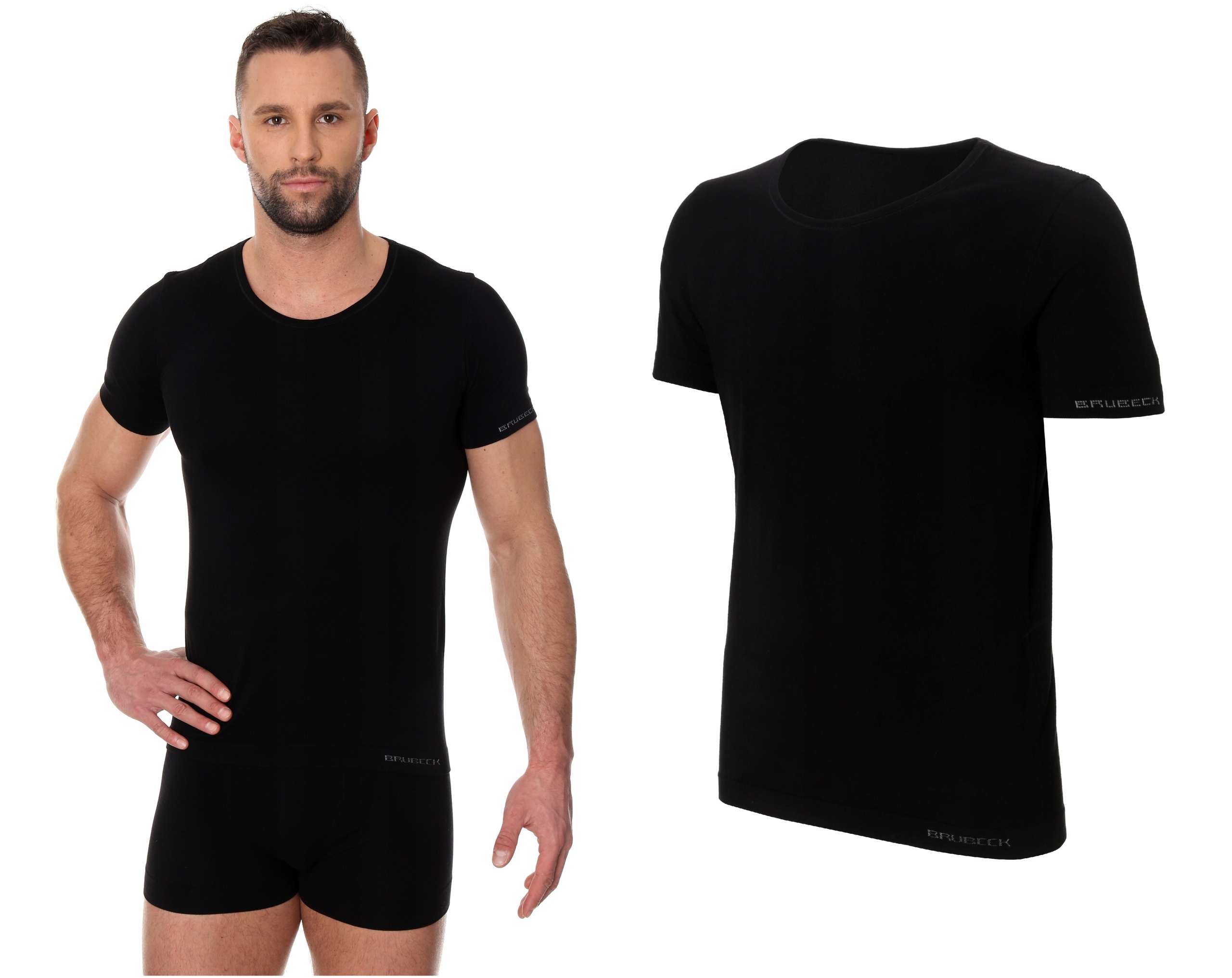 

Brubeck męski t-shirt z bawełny krótki rękaw - L
