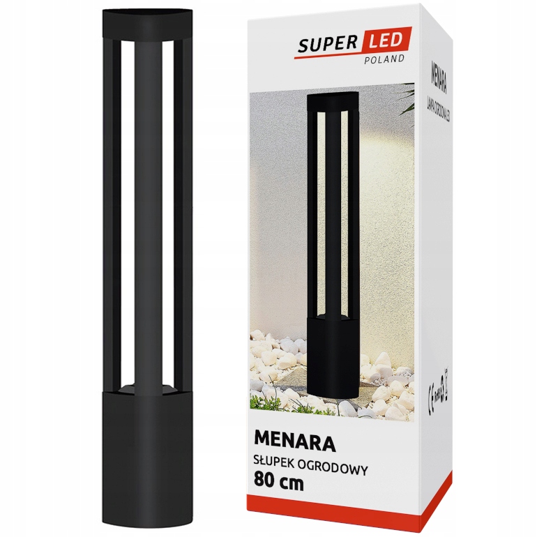 Lampa ogrodowa słupek ogrodowy GX53 80cm Premium na żarówkę Led