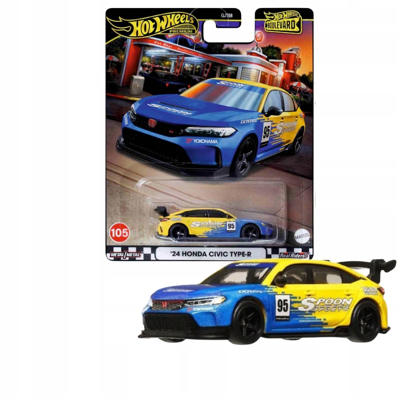 ホットウィール 24 HONDA CIVIC TYPE R 20台セット 24 Honda Civic Type-R - Boulevard Hot Wheels Premium 1:64