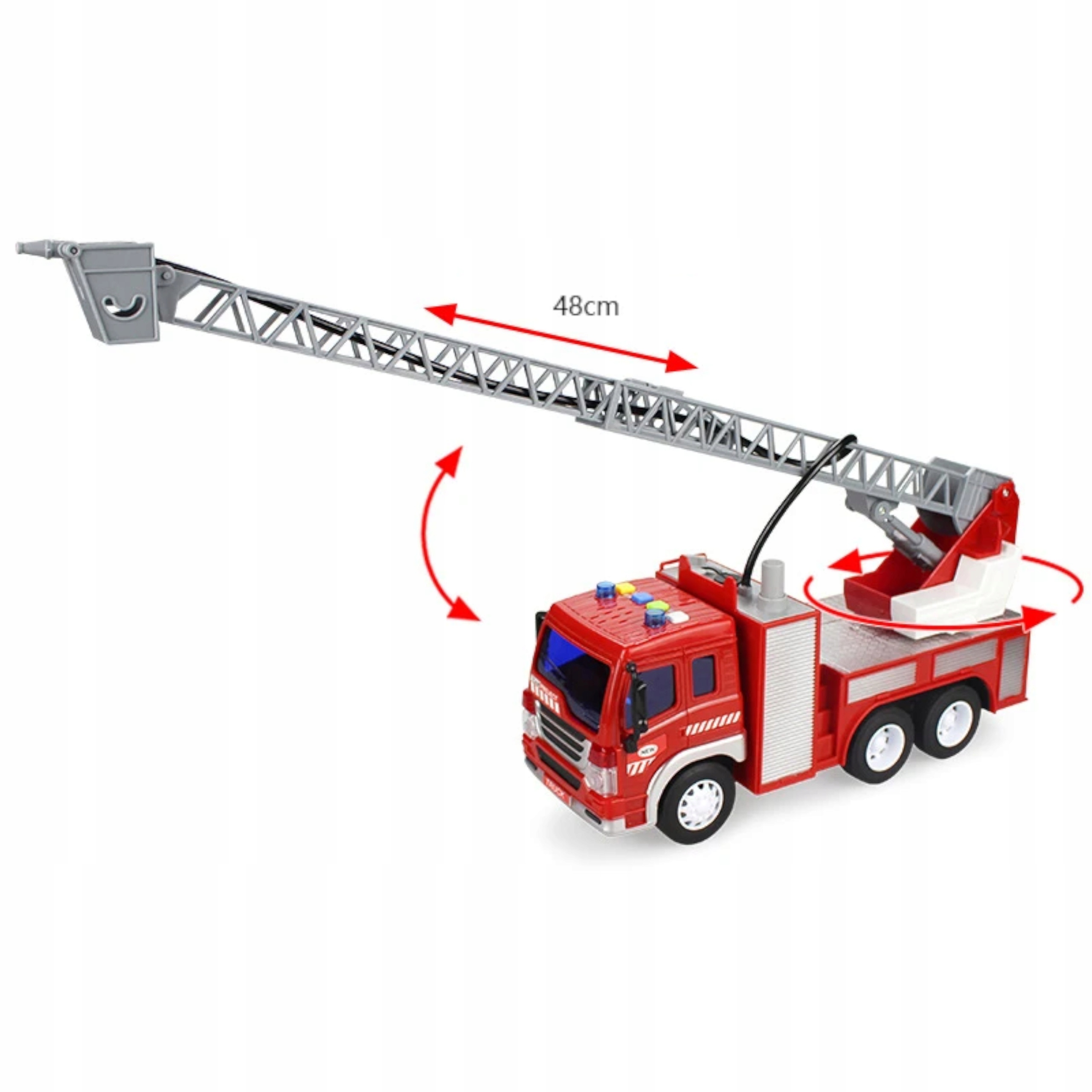 Straż pożarna wóz strażacki drabina strażak WY351B Model WY351B