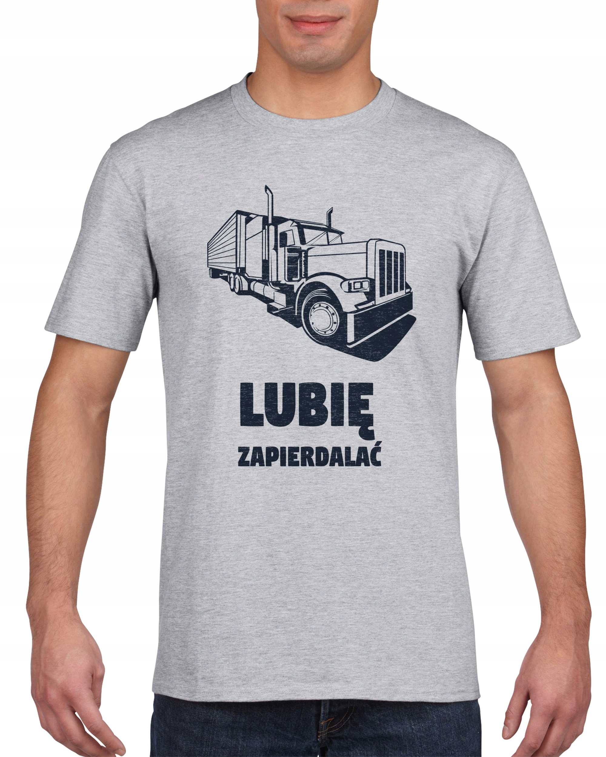 

Koszulka męska Lubię zapierdalać M