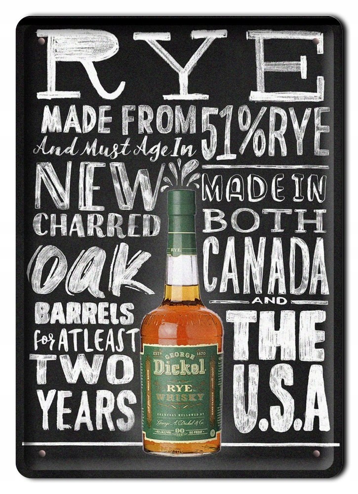 

Whiskey Metalowy Szyld Plakat Obrazek Retro #06863
