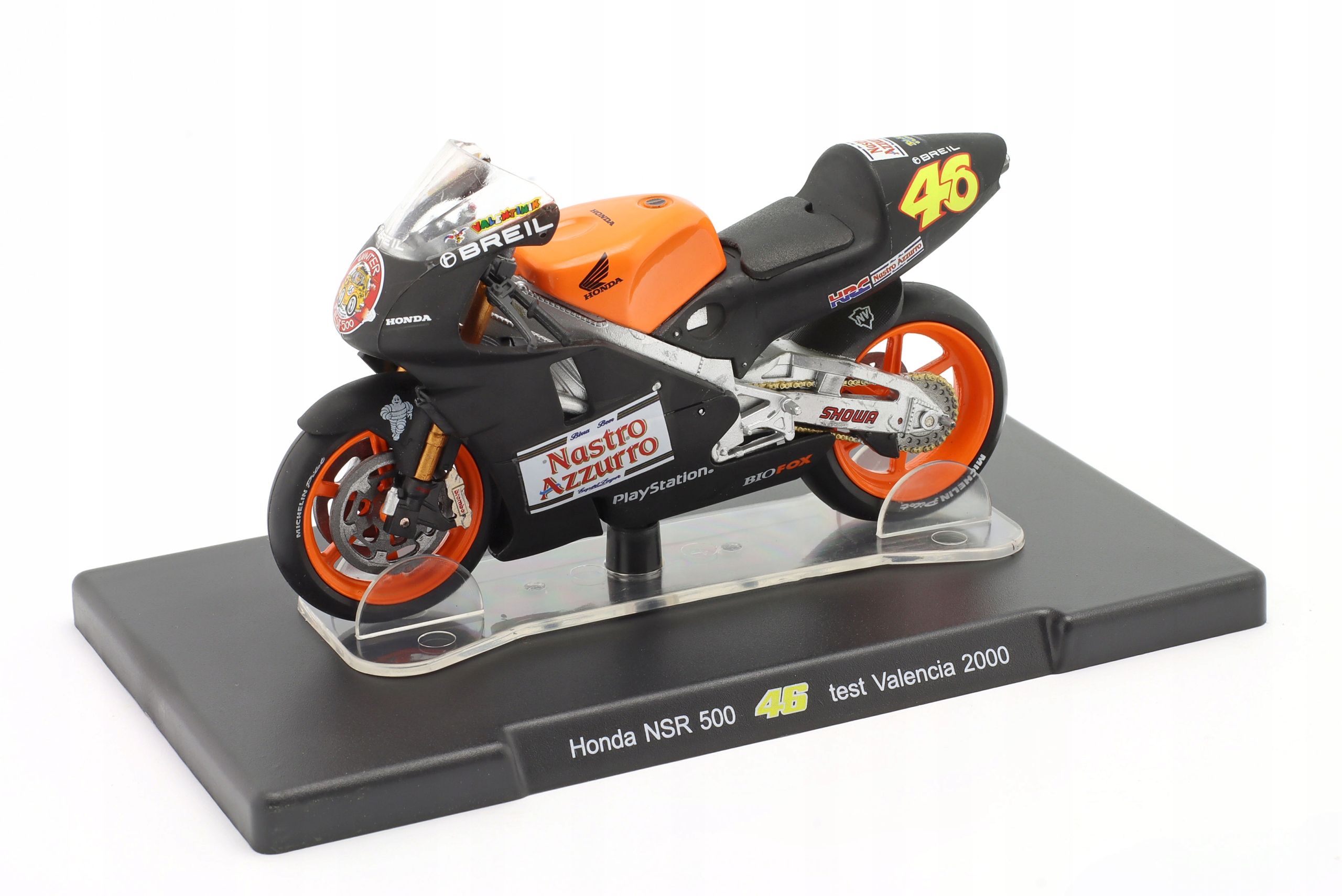 Altaya Honda Nsr 500 #46 Valentini Rossi – Test Honda Valencia 2000 1:18