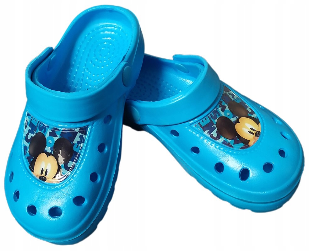 MYSZKA MICKEY KLAPKI BASENOWE OGRODOWE KROKSY R28