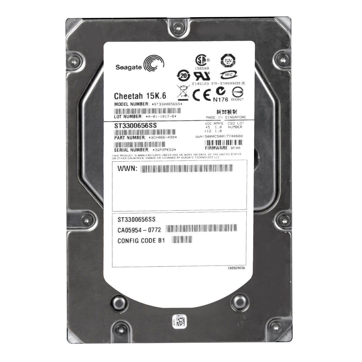 Fujitsu CA05954-0772 300GB 15K 16MB SAS-1 3.5'' ST3300656SS