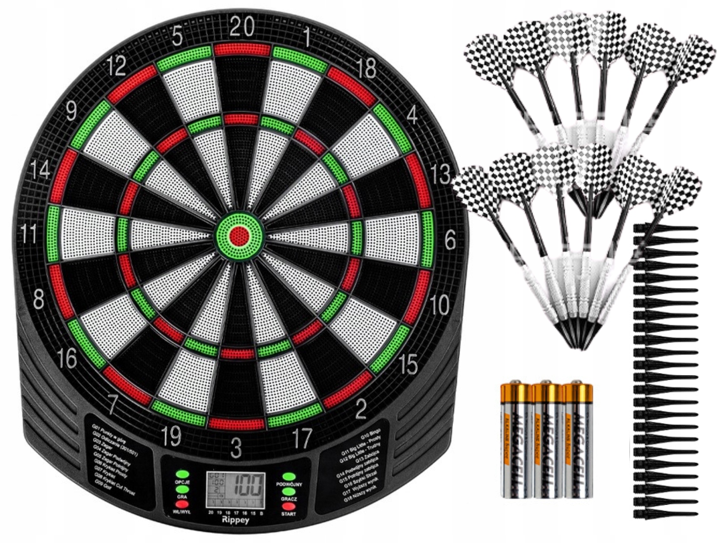 DART TARCZA ELEKTRONICZNA DO GRY W DARTA W RZUTKI ZESTAW FORT PREZENT