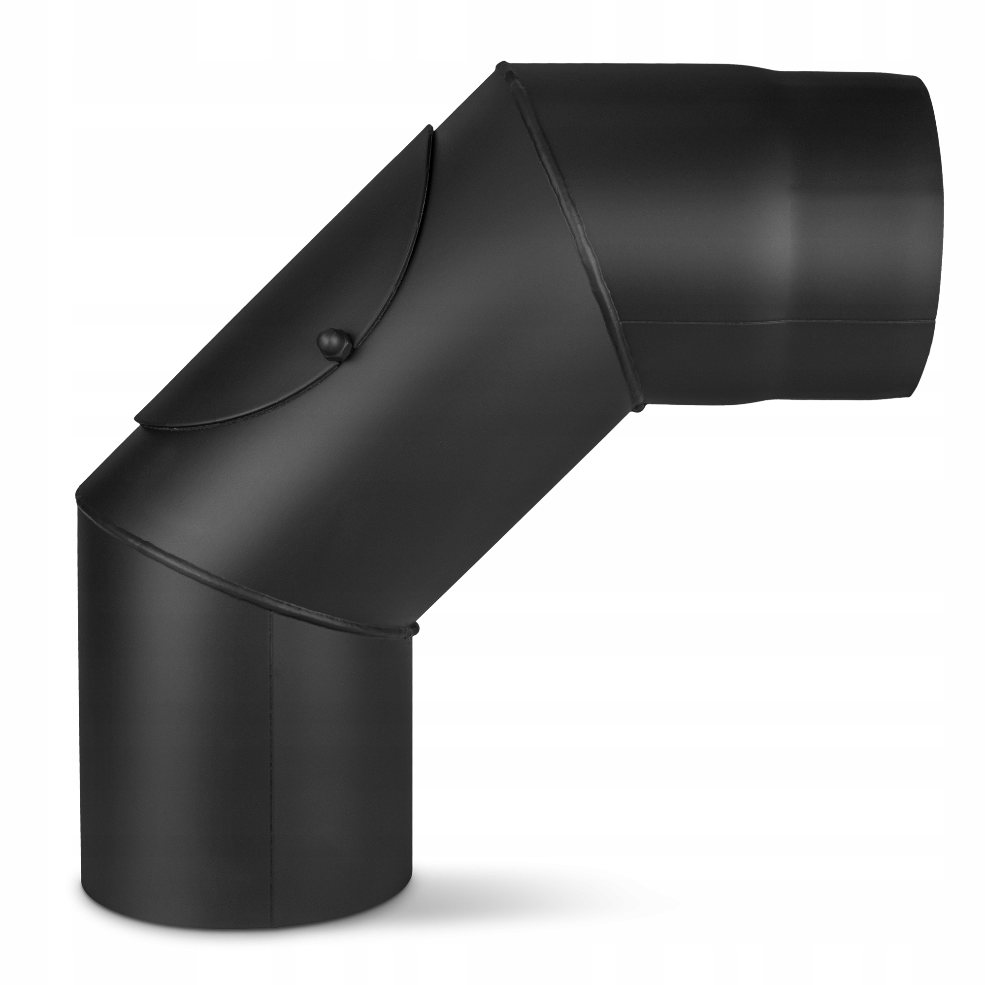 Pevné koleno 90* černé s průměrem 180 mm Darco