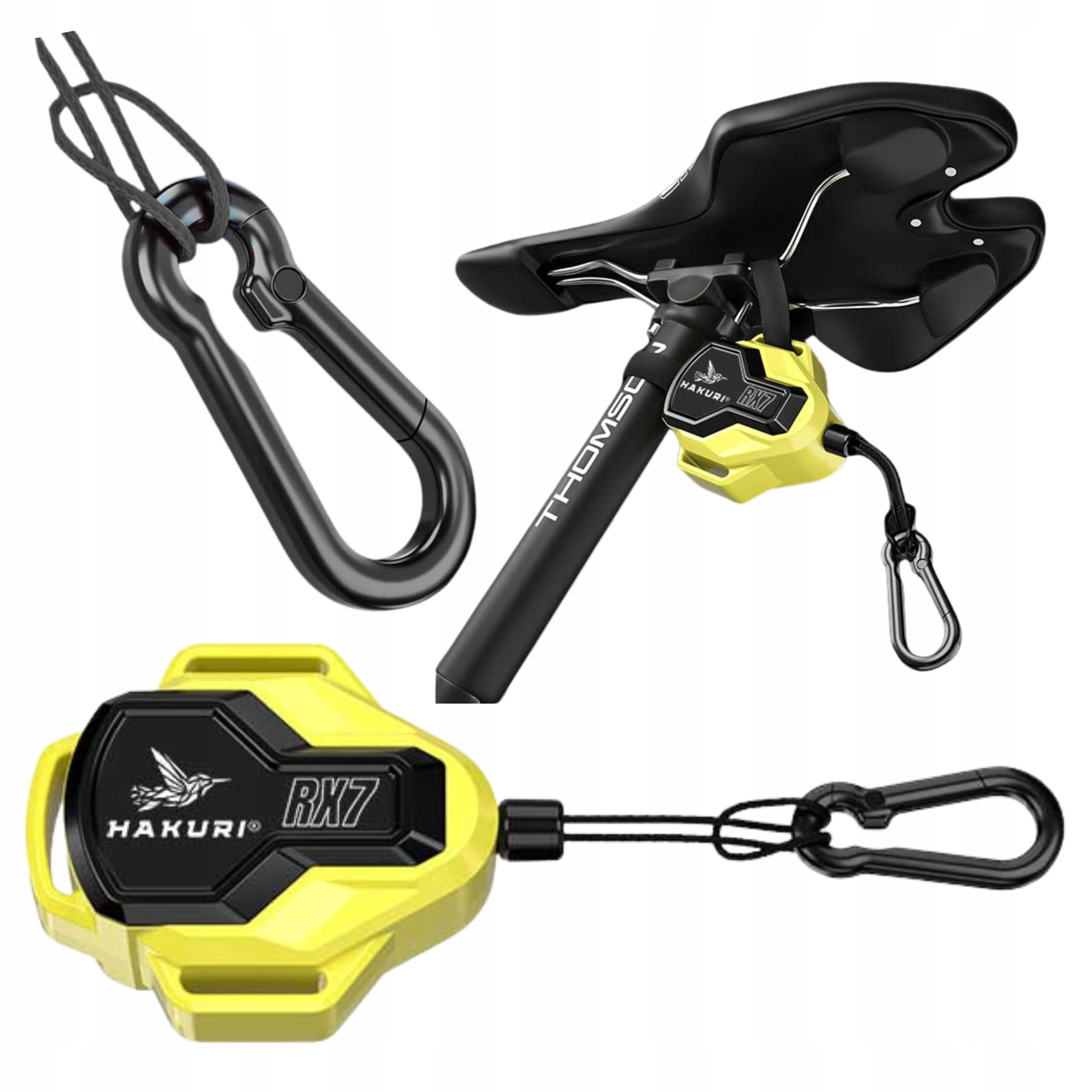 Tažné lano na kolo Hol na kolo 2.5 m Silná rolovací rychlomontáž