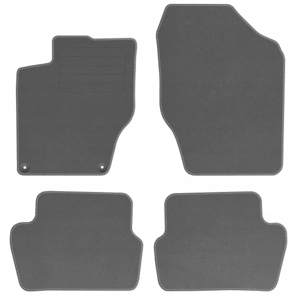 Citroen DS4 11-18 Velurové koberce Comfort Šedé
