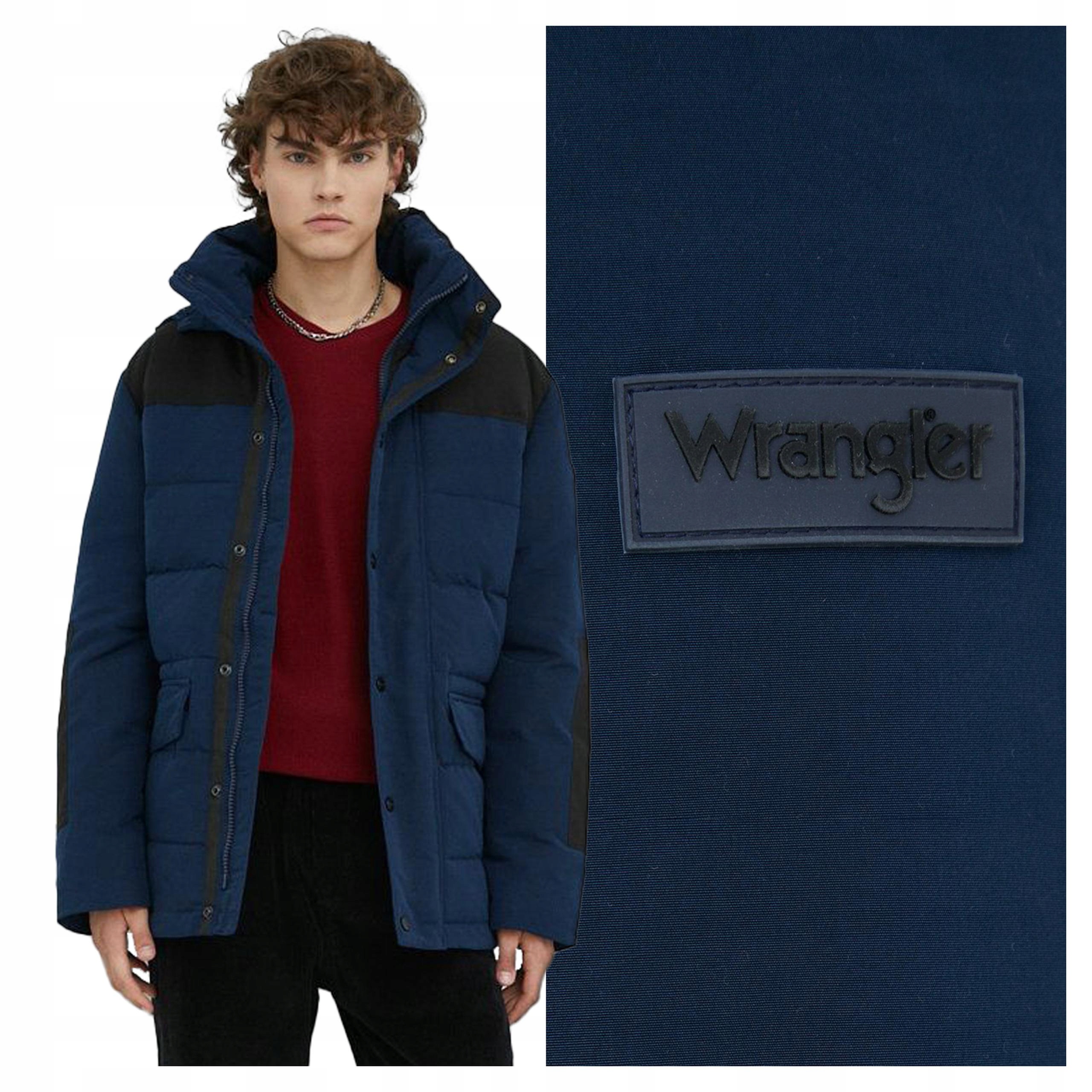 Wrangler Bodyguard Pánská Zimní Bunda Vyplněná Peřím Teplá W4B2WW114 XL