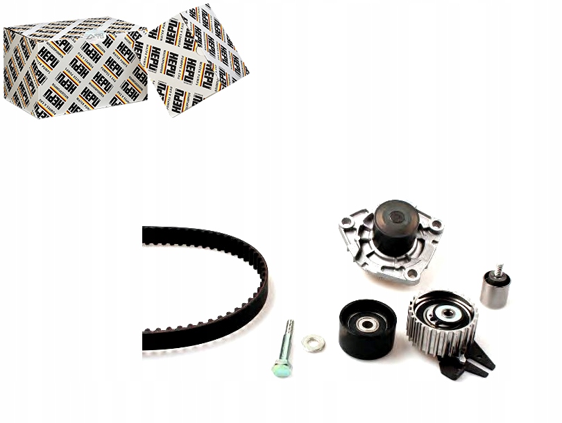 Heppk10896 ГРМ КОМПЛЕКТ. (РЕМЕНЬ + РОЛИК + НАСОС ТЕБЯ