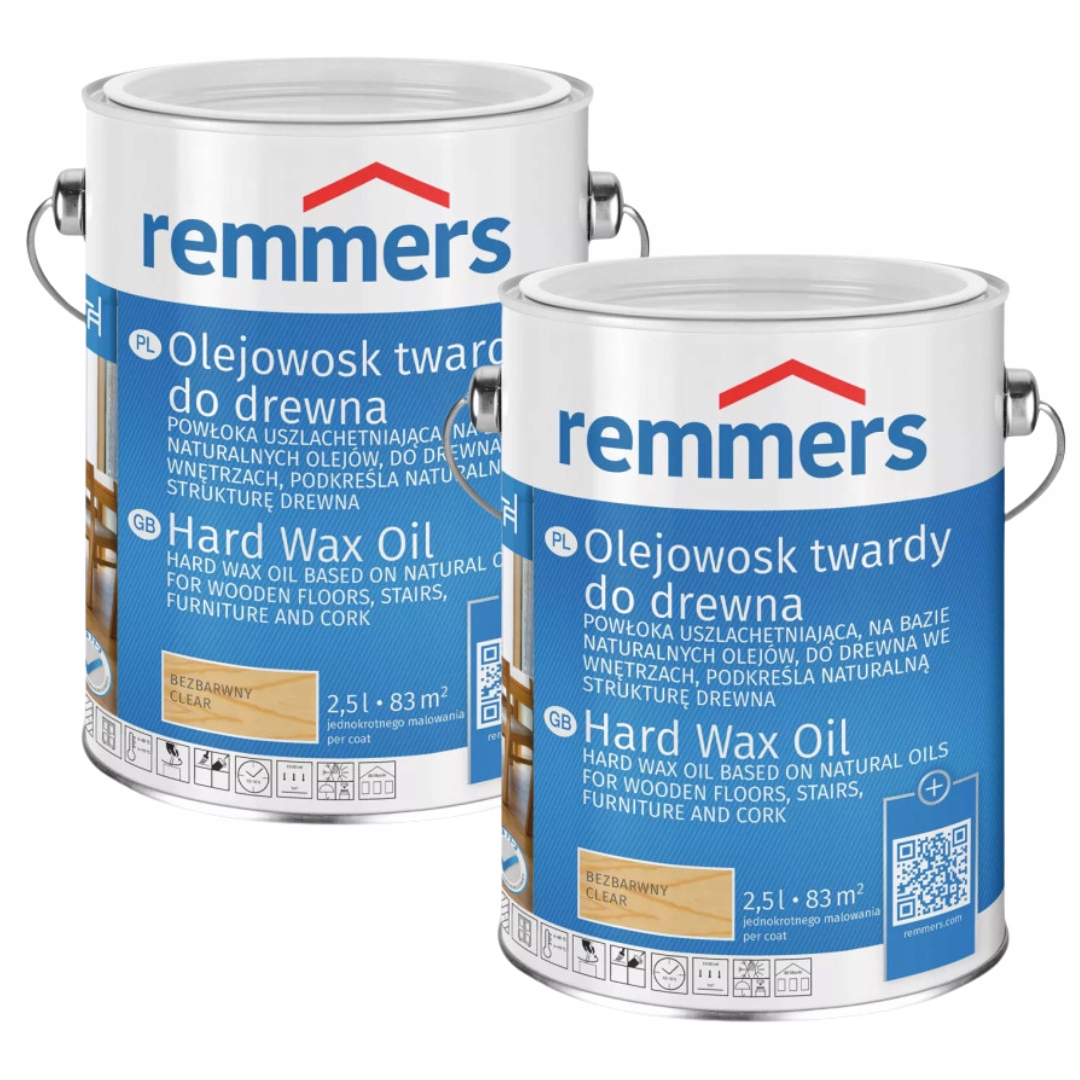 Remmers Hartwachs-ol Tvrdý Olejovosk Na Dřevo Bezbarvý 5L Set 2x2,5L