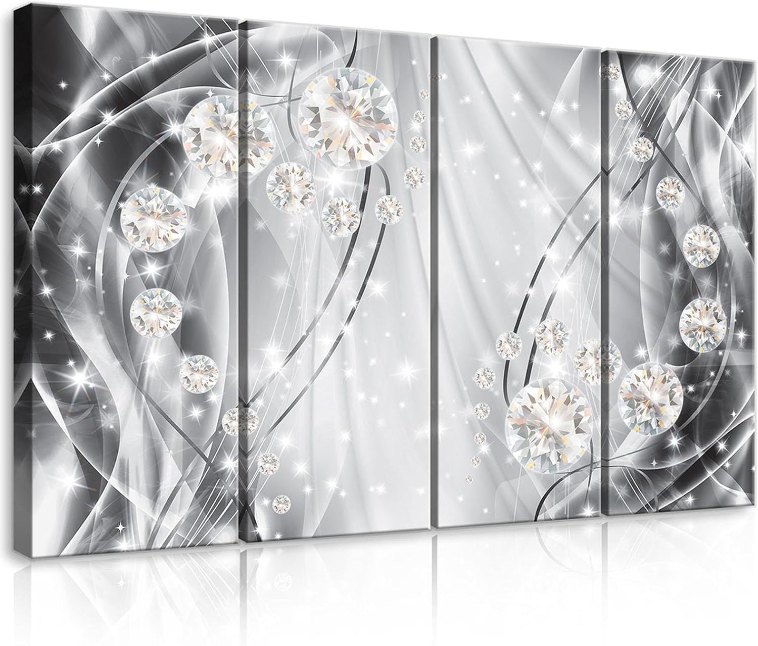 Obraz 120x80 Diamantový krištáľový lesk luxusná elegantná abstrakcia