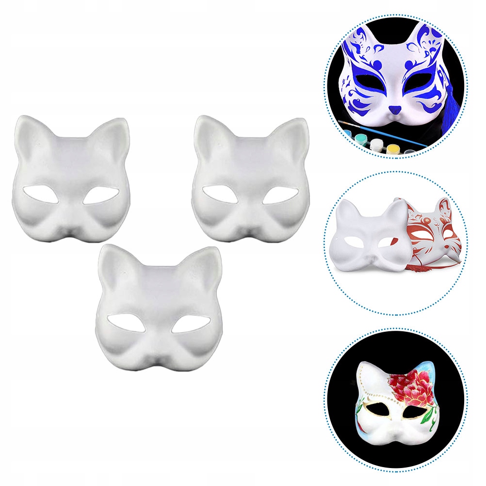 The Mask Maski Therian Dekorowanie 3 szt Producent bez marki