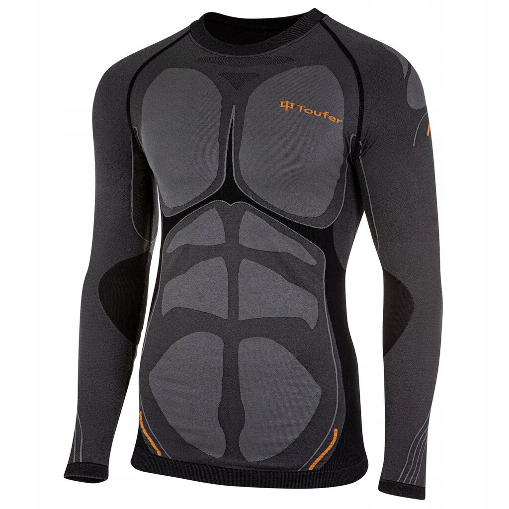 Termoaktivní tričko Toufer TempControl Grey/Black Xs/s