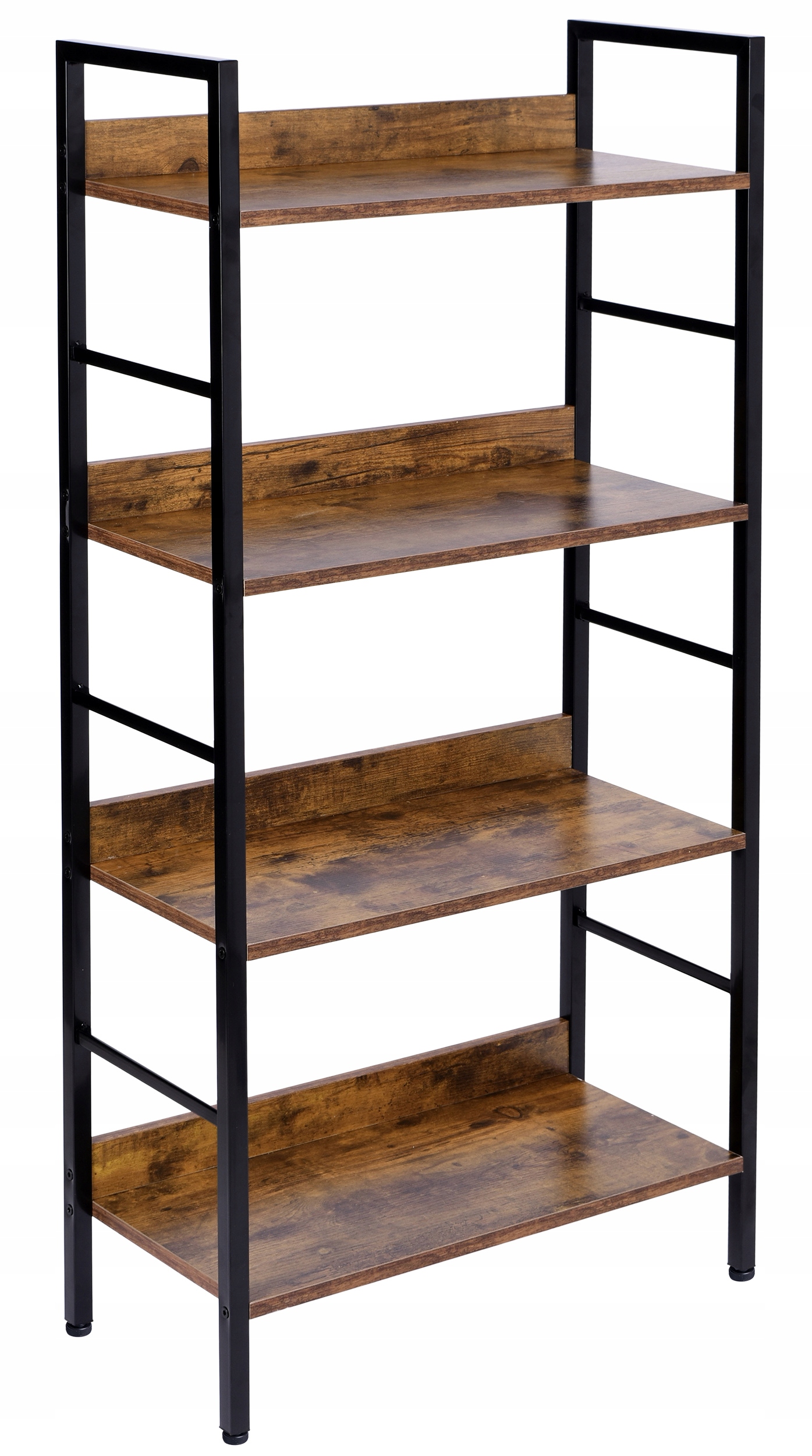 REGAŁ RUSTYKALNY NA KSIĄŻKI VARBERG INDUSTRIALNY Z PÓŁKAMI LOFTOWY METALOWY Kod producenta 061314MG