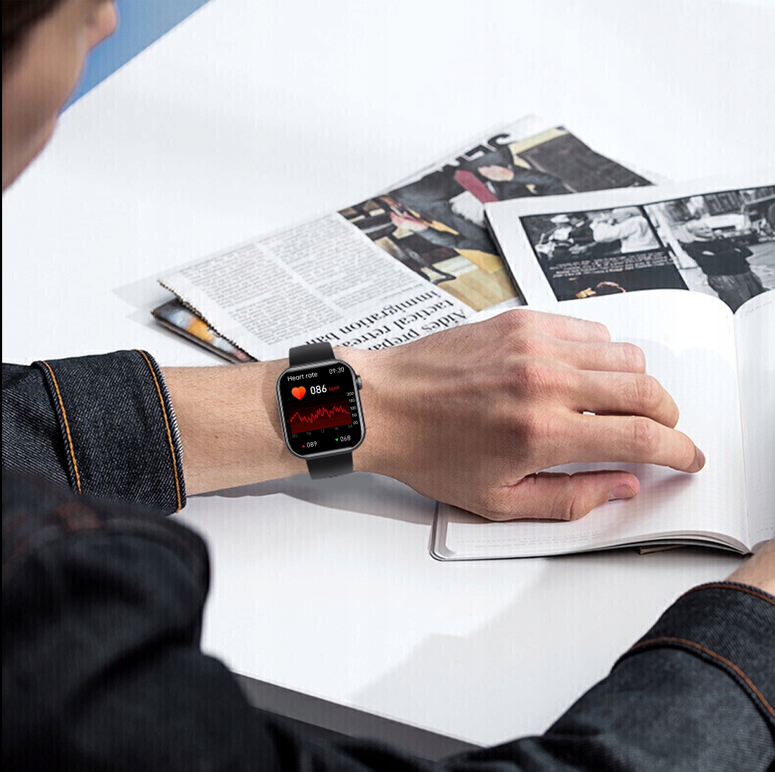 SMARTWATCH MEDYKOR ZEGAREK GLUKOMETR POZIOM CUKRU PREZENT+Piękny prezent Typ naręczny