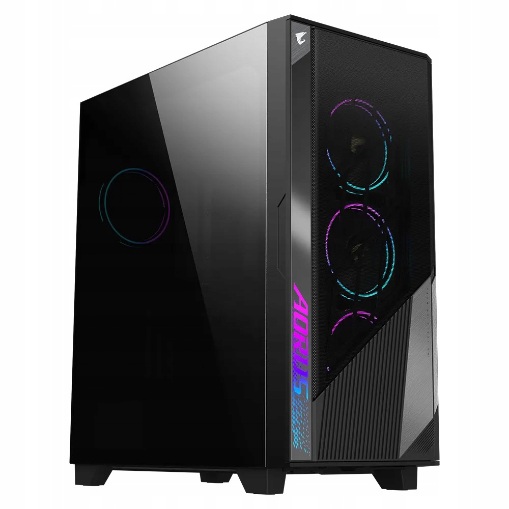 Gigabyte Aorus C500/ Midi Tower/ Transpar./ Čierna GB-AC500G St