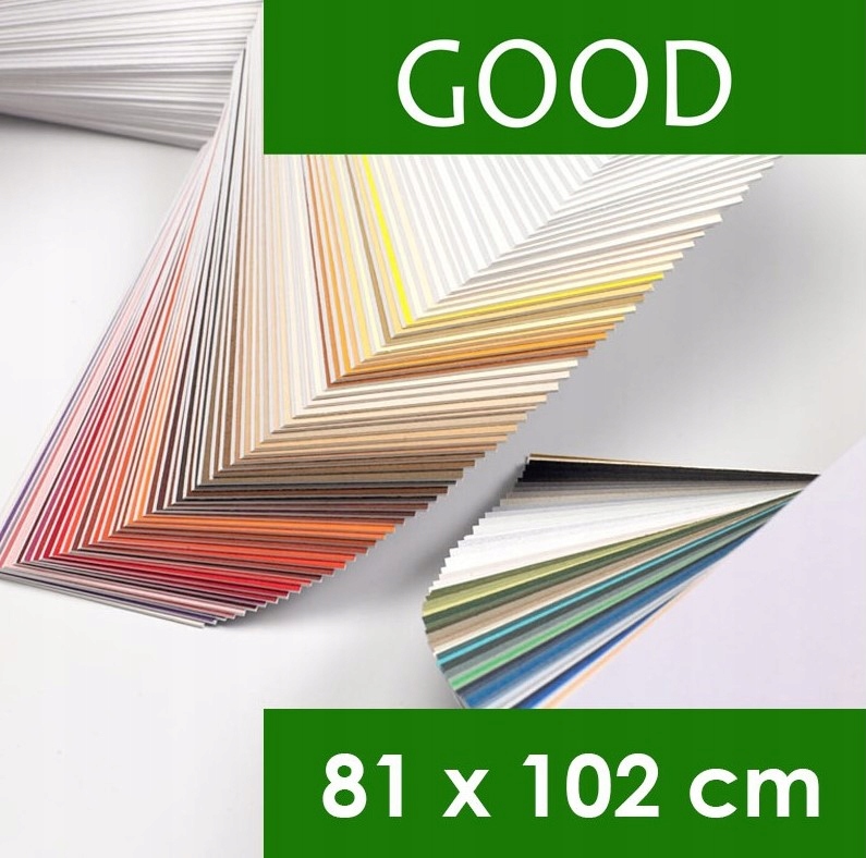 Karton bez kyselin 1,4 mm, na passe partout 81 x 102 cm bílý Very White