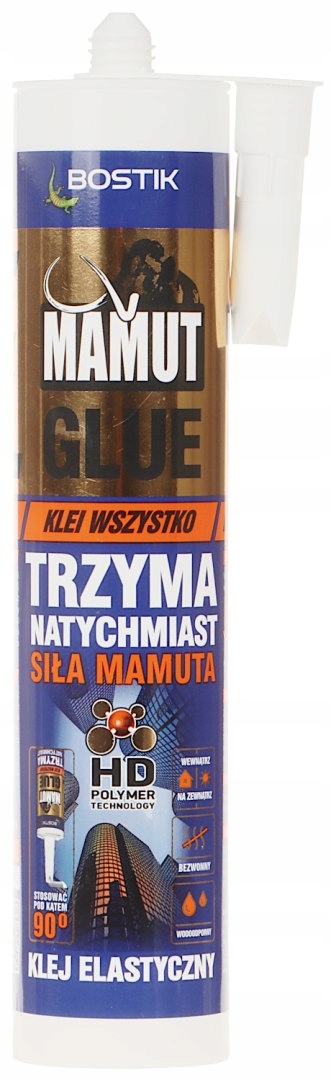 UNIWERSALNY KLEJ MONTAŻOWY GLUE-U290/MAMUT KARTUSZ 290 ml BOSTIK