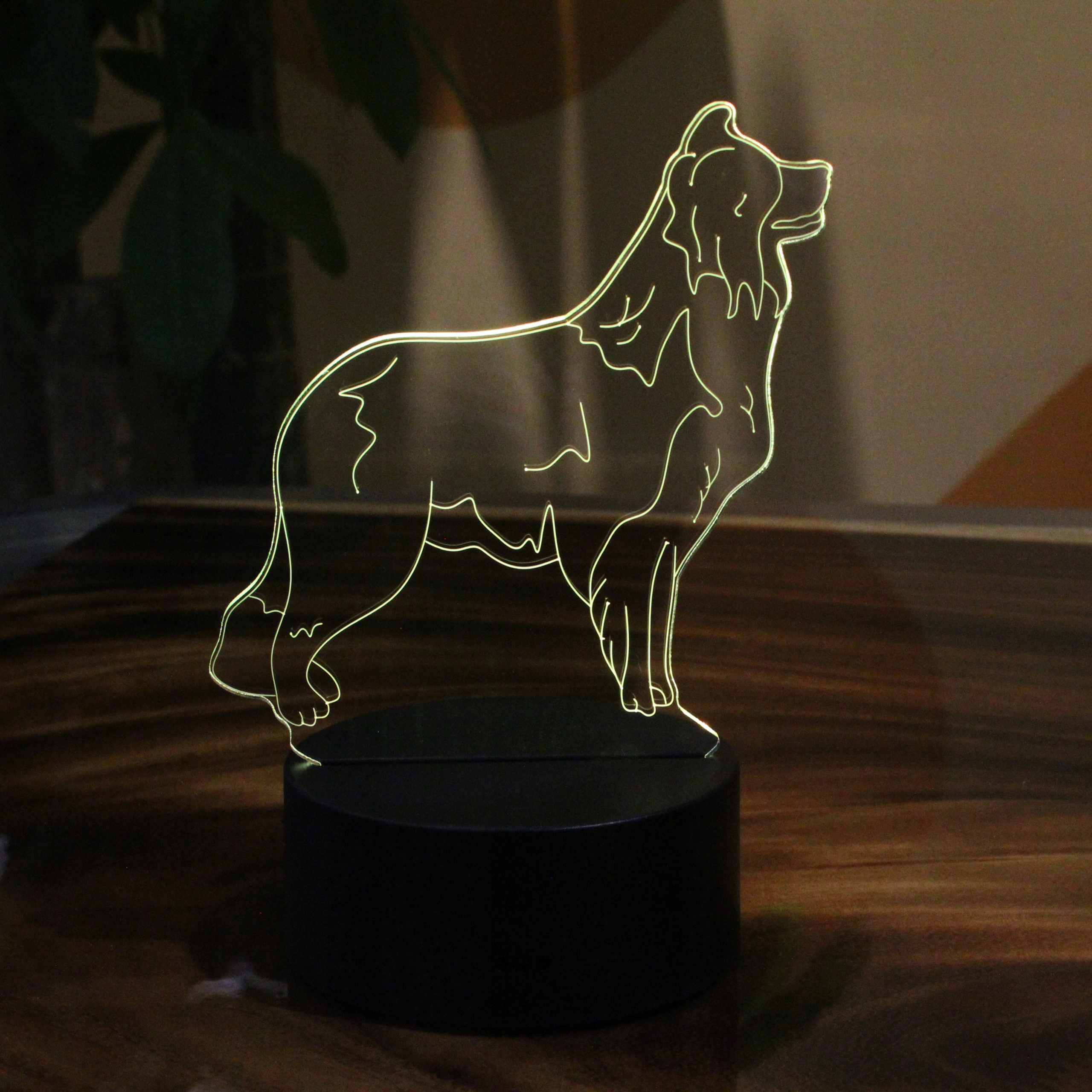 LAMPA 3D LED PIES BORDER COLLIE BC PUPIL USB 16 KOLORÓW + PILOT Marka moXomi