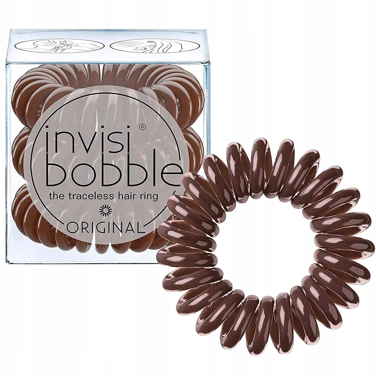 

Invisibobble Gumki Silikonowe Pretzel Brown 3 szt.