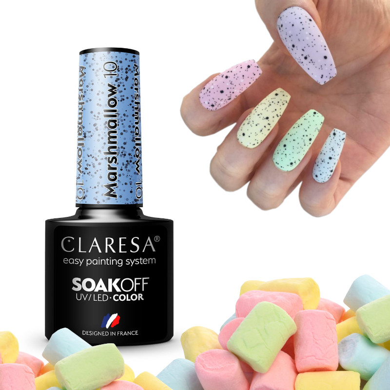 

Claresa Lakier Hybrydowy Marshmallow 10 Pastelowe