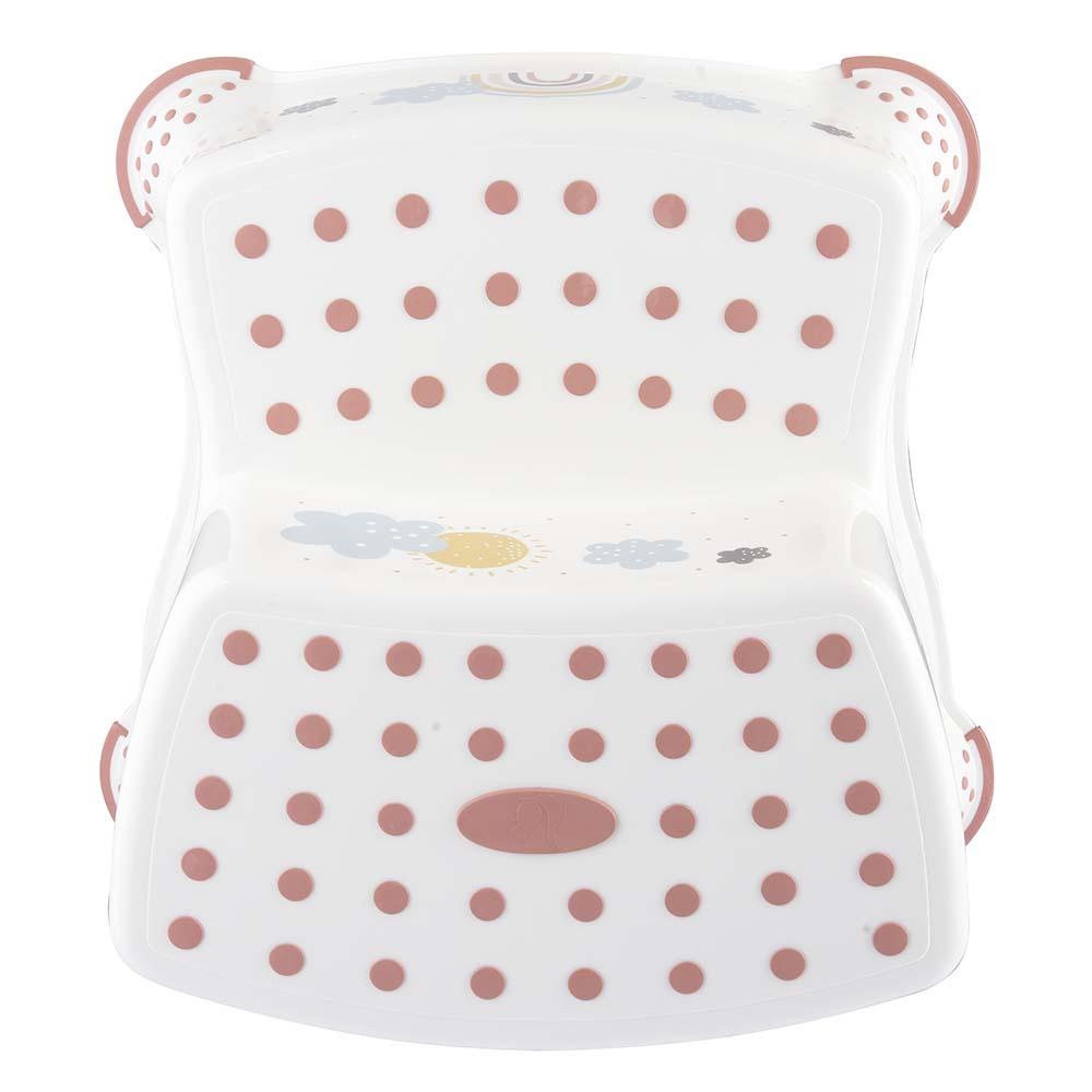 PODEST DWUSTOPNIOWY ANTYPOŚLIZGOWY podnóżek RAINBOW TĘCZA Kolor dodatkowy wielokolorowy