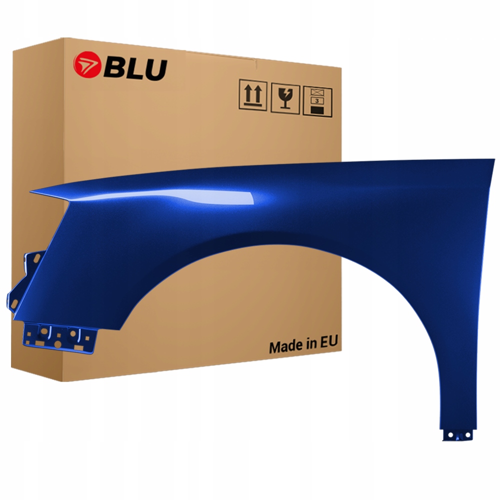 Blu Blatník Vw Passat B6 LD5Q levý modrý 05-10 přední