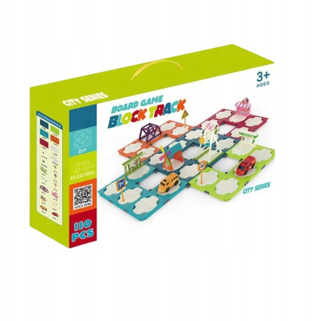 ZESTAW LABIRYNT DROGOWY BUDOWANIE TRASY POJAZDY ZNAKI DROGOWE AKCESORIA Marka bez marki