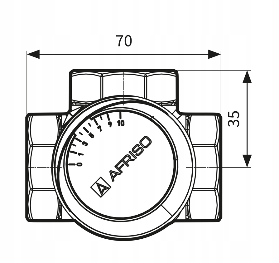 ZAWÓR MIESZAJĄCY AFRISO 3 DROGOWY ARV 384 ŚRUBUNKI Marka Afriso