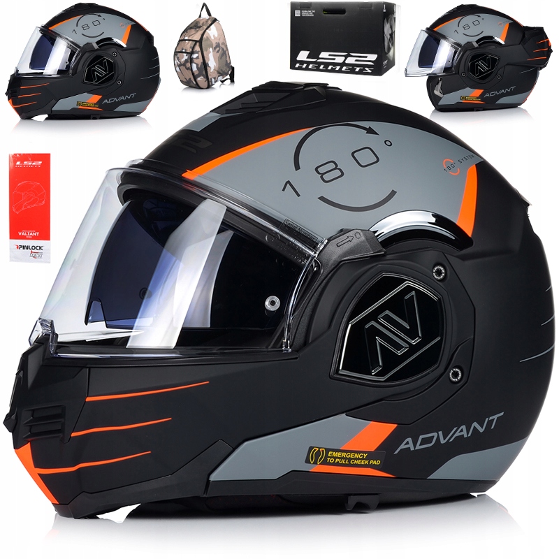 

Kask Motocyklowy LS2 FF906 Szczękowy ECER06 r.M