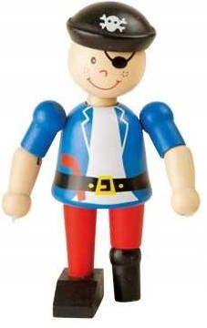 

Elastyczna Drewniana Figurka Pirata Small Foot