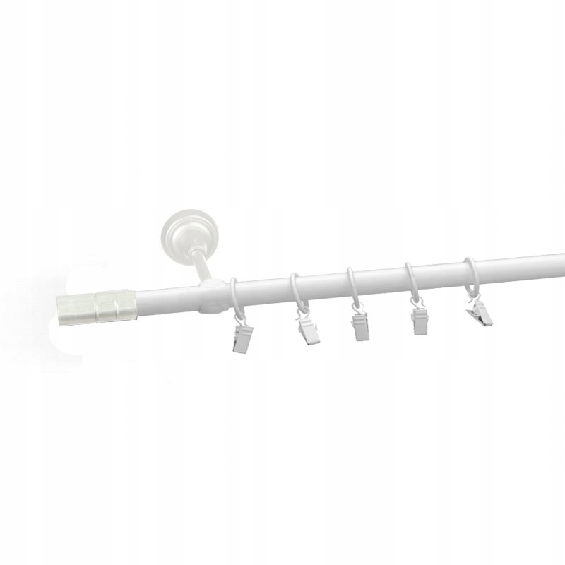 

Karnisz pojedyńczy metal 19mm /230 cm biały