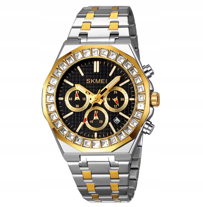 Pánské hodinky Skmei náramek chronograf skm.123801b.mn