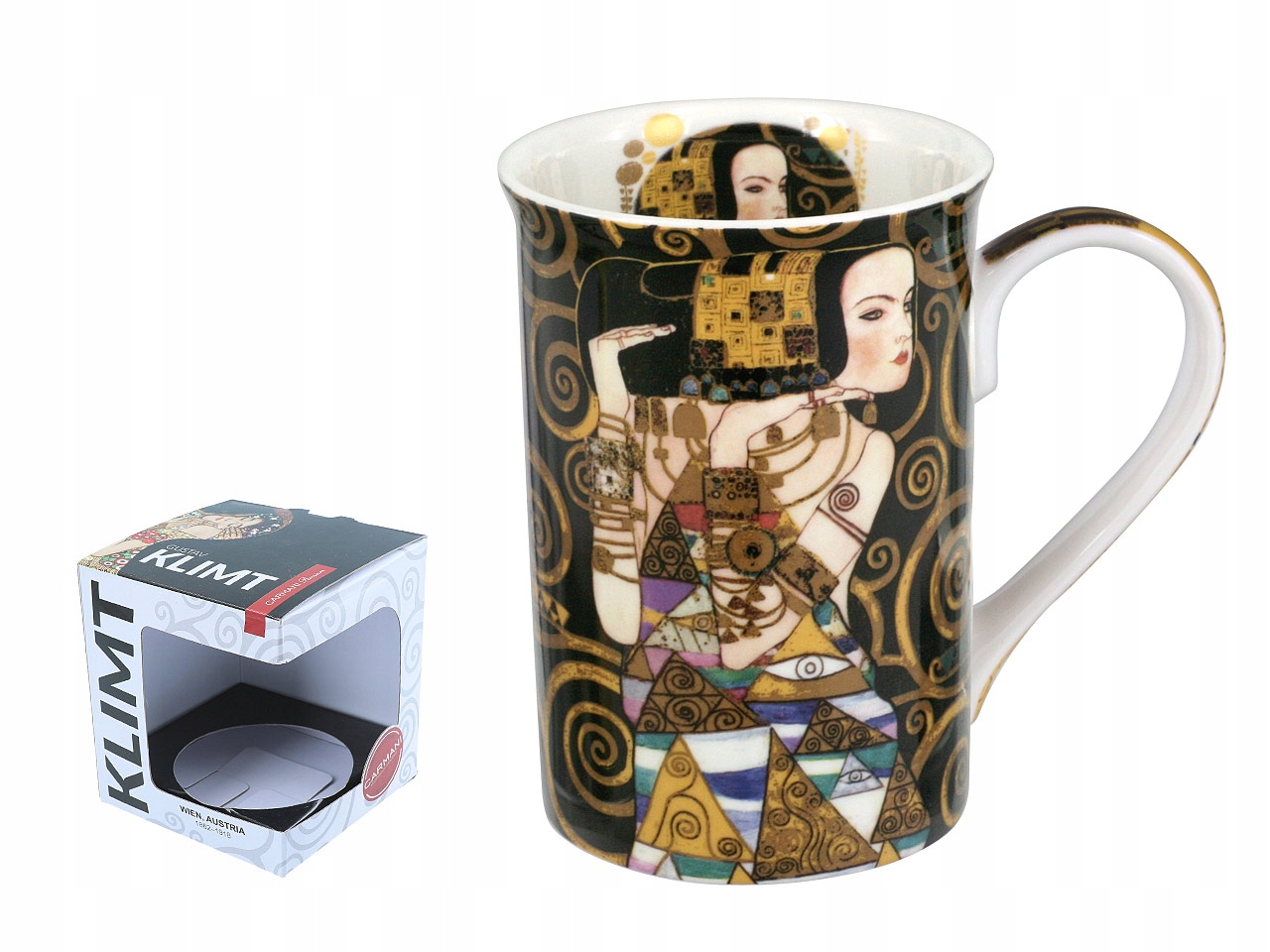 

Kubek porcelanowy 400 ml Oczekiwanie Klimt Carmani