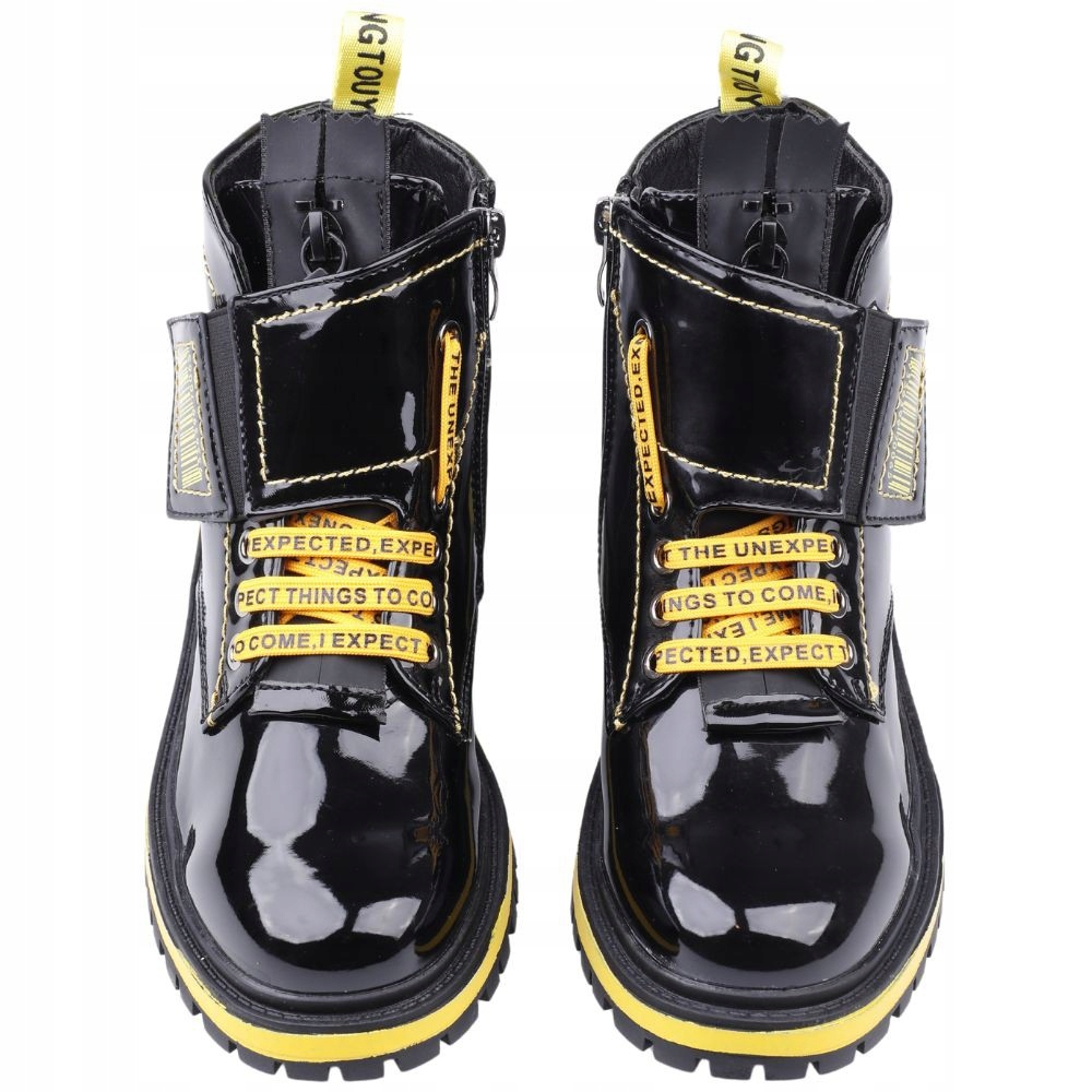 Śniegowce dziewczęce ocieplane suwaki botki zimowe Stan opakowania oryginalne